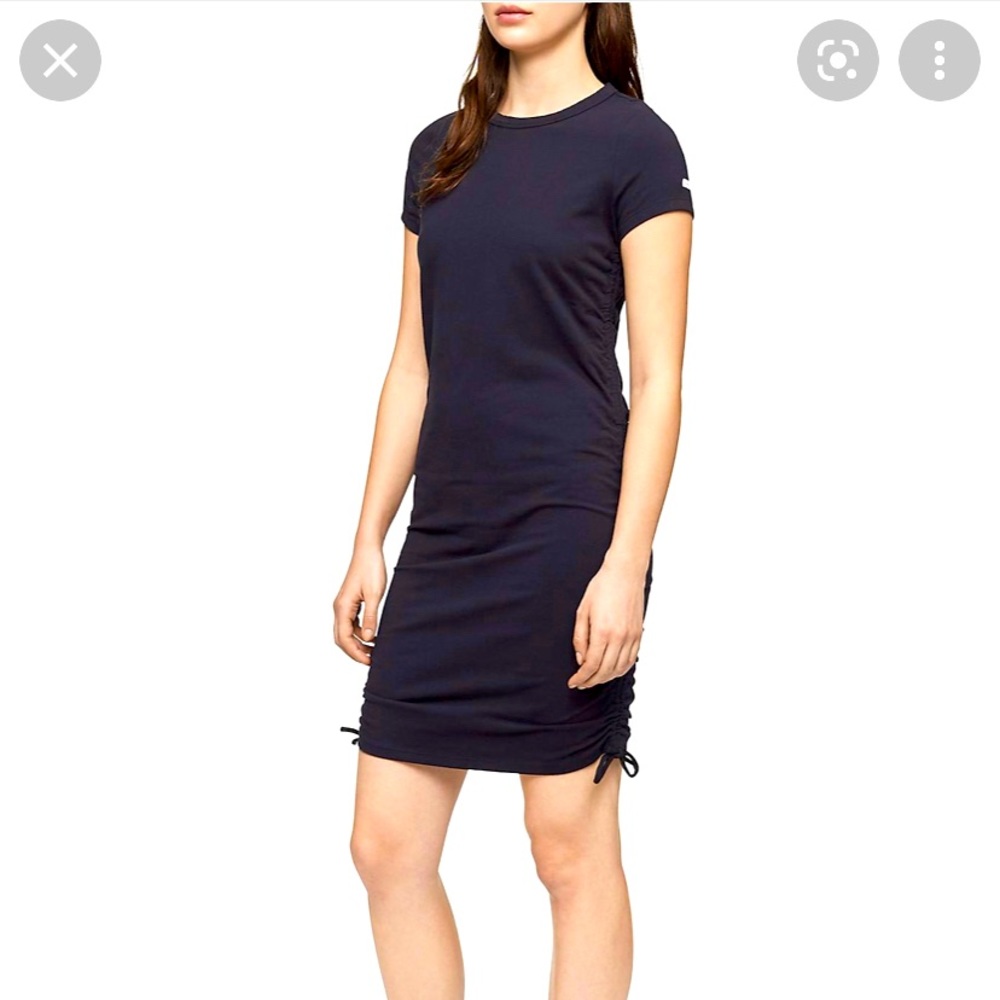 Calvin Klein Ruche Side T-shirt Dress